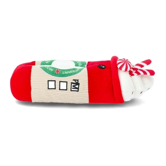 Peppermint Mocha Plush Slippers - Picture 3 of 6